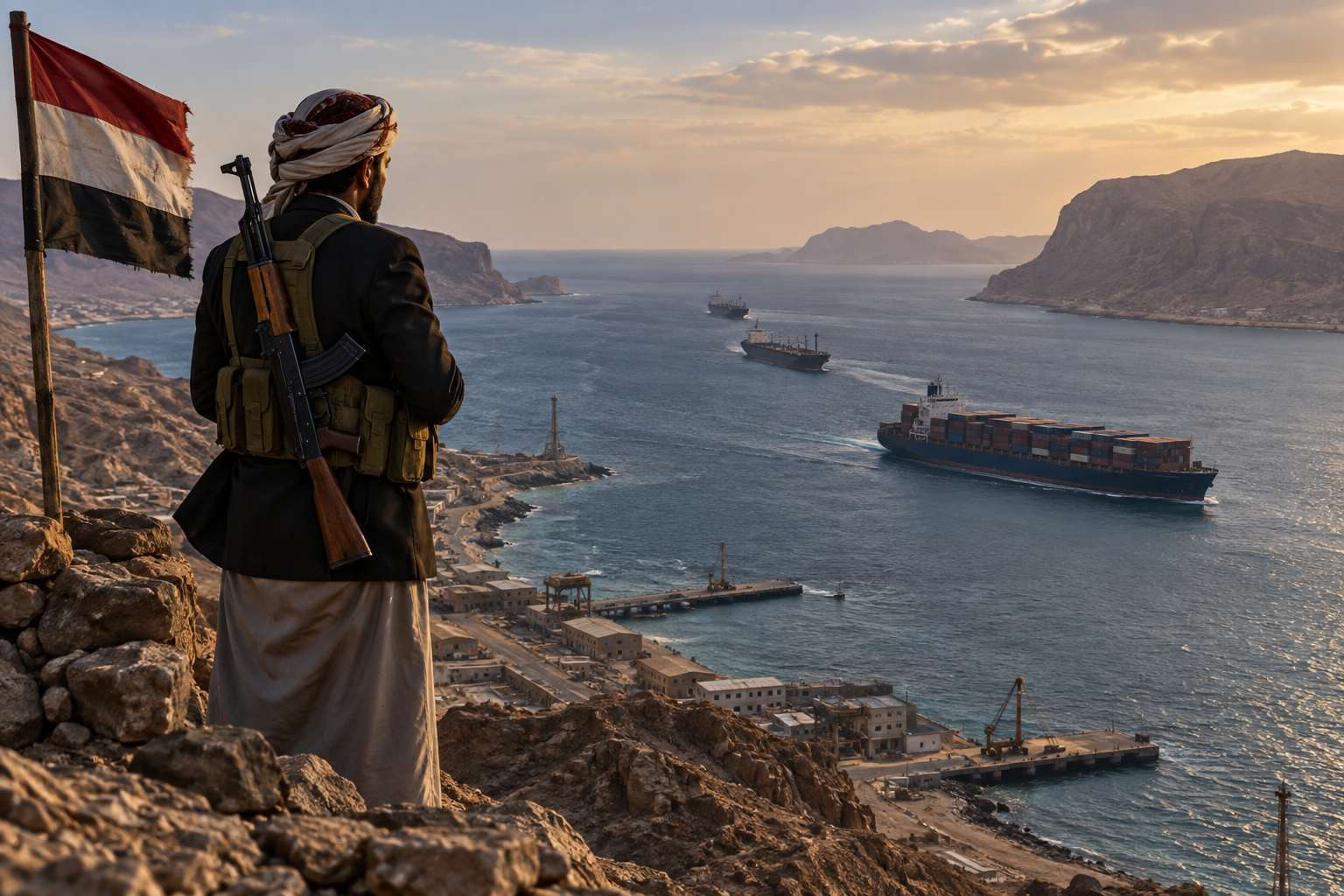 Houthis Tighten Control of Yemen’s Red Sea Coast, Raising Shipping Risks
